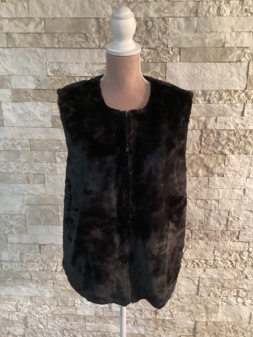 The Original Muk Luks Faux Fur Vest (NWT)